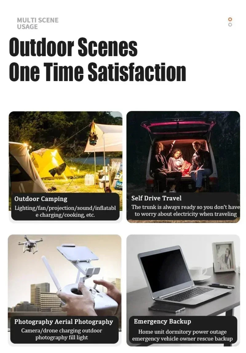 Hot Lifepo4 220V Korean style power bank300W external power bank90Ah home outdoor camping power supply system notebook wholesale