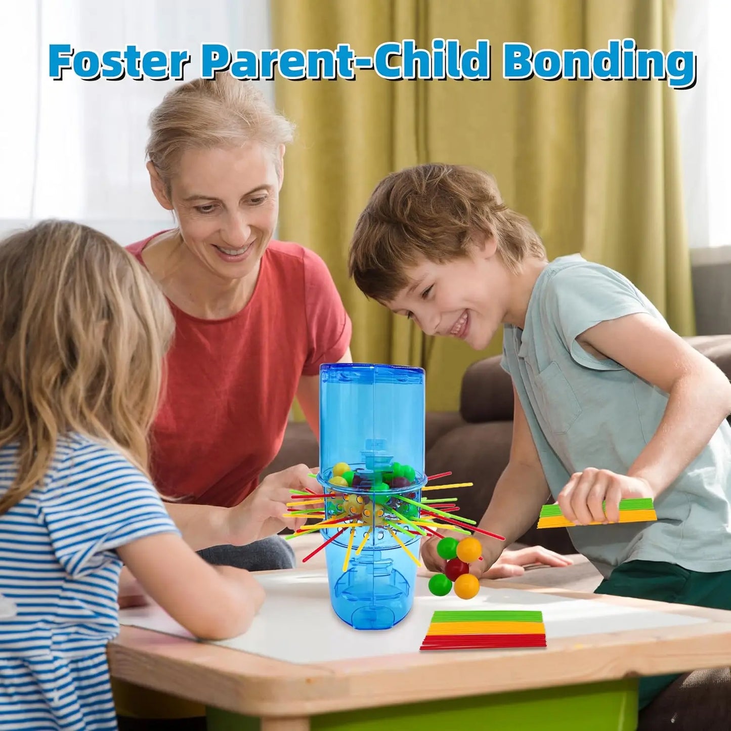 Don'T Let The Ball Fall,Best Board Game for Family,Party,Puzzle toy,2-4 Players,hand-eye coordination, fine motor, thinking