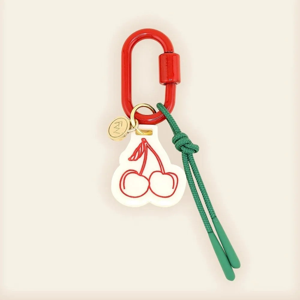 Acrylic Charms Retro Rope Woven Pendant Geometric Car Keyring Mobile Phone Pendant Fashion Cartoon Bag Chain Charms