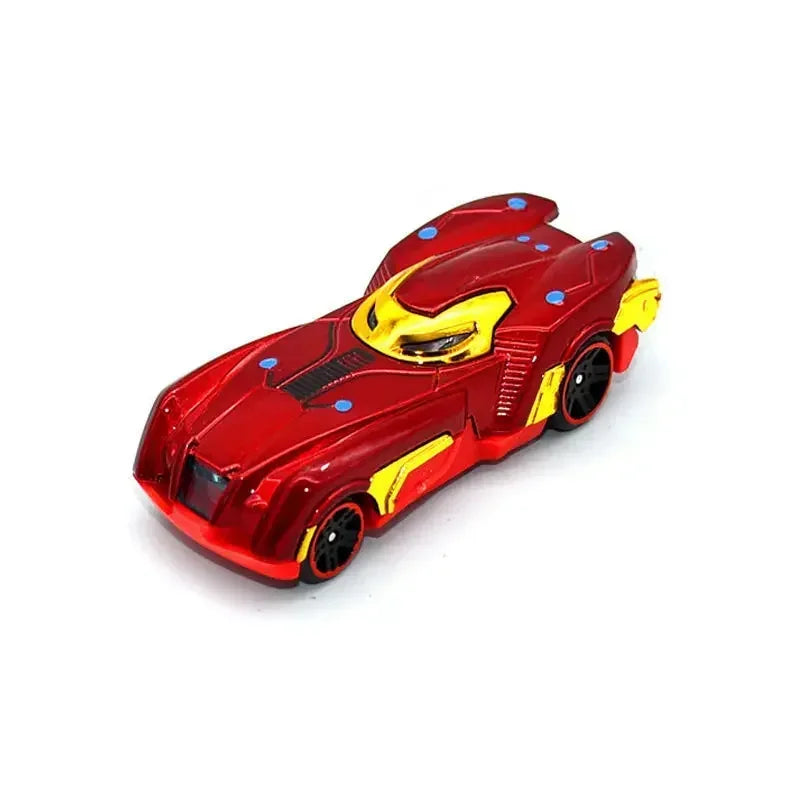 6Pcs/set Marvel Racing Cars Avengers Car Captain America Hulk Ironman Spiderman Venom Action Figures Kids Birthday Gift