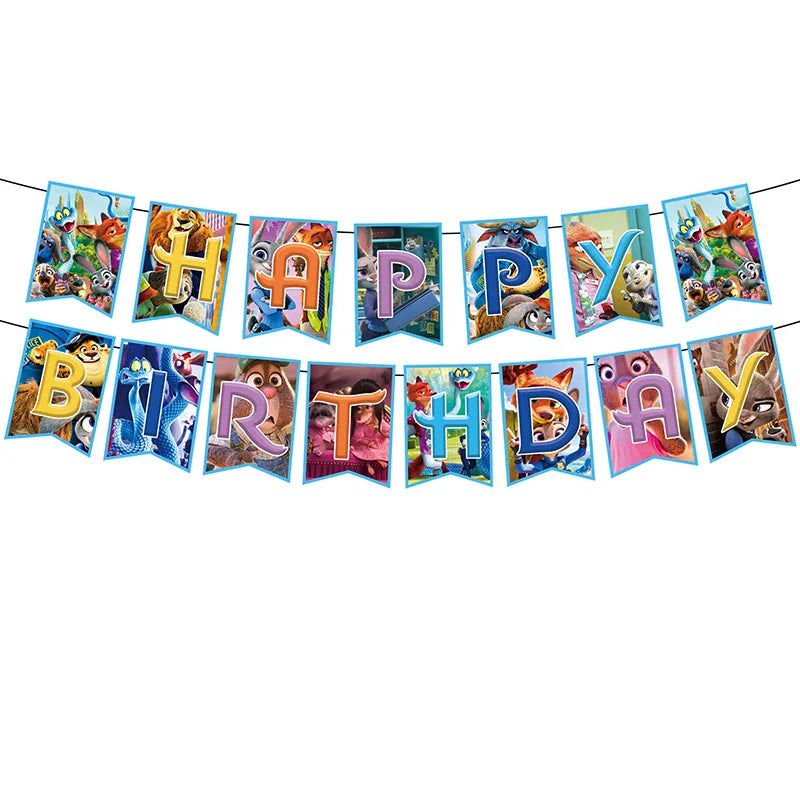 Disney Zootopia Birthday Party Decorations