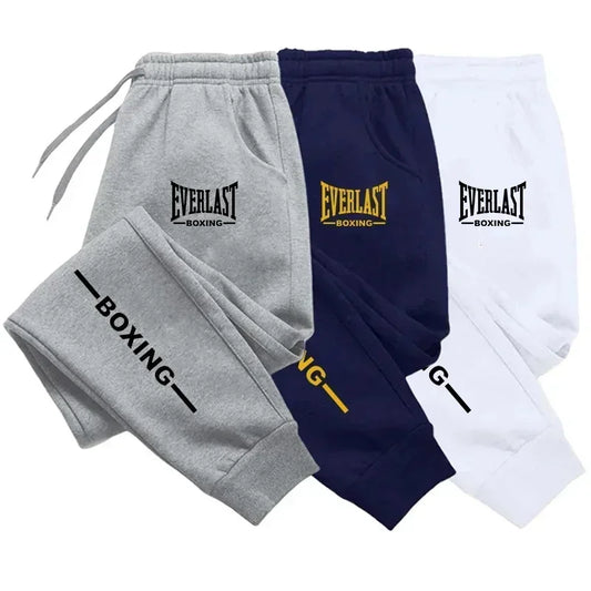 Autumn Winter Men's Jogging Sweatpants Running Male Sport Fitness Sportswear Breathable Pants Homme Casual Cotton Trousers Pants