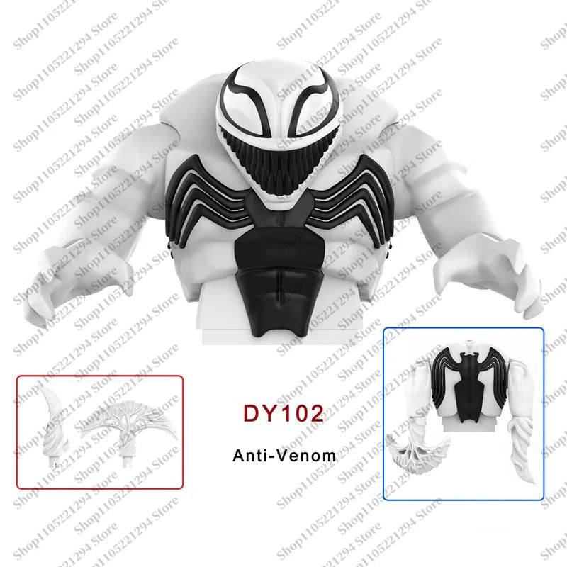 Marvelbuilding blocks toy  MINI brick toys Ant-man Spider-Man Fantastic Four educational human-shaped DIY toys holiday gifts