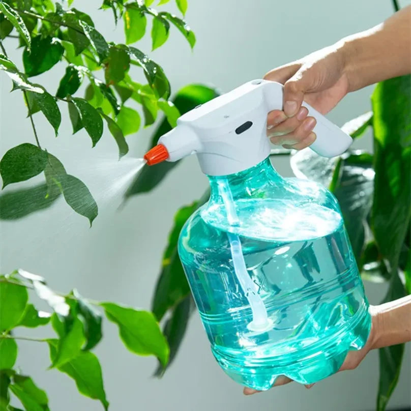 Electric Watering Kettle 3L Two Spray Modes/C-Interface Charging Adjustable Sprinkler Cleaning Disinfecting Sprayer Gardening