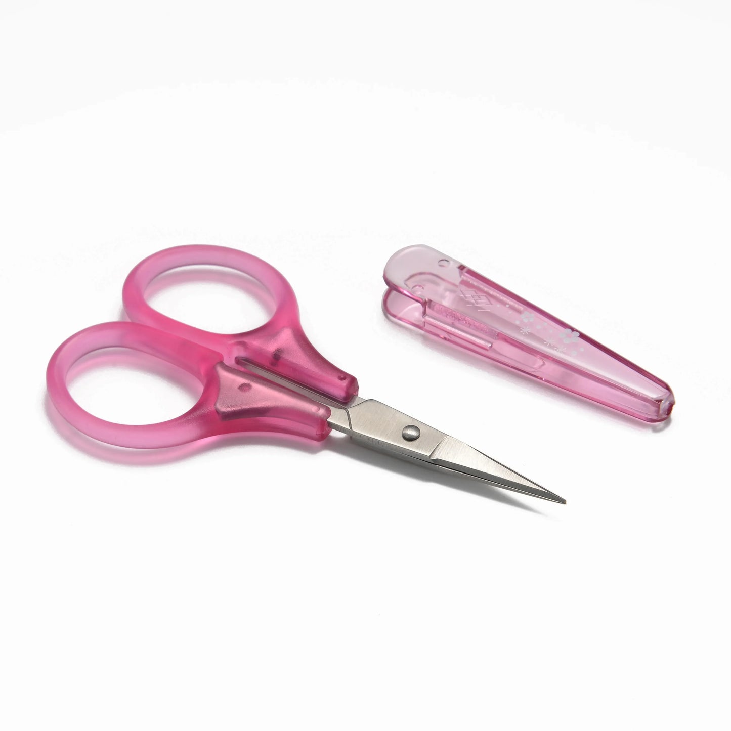 1pc Compact Precision Craft Scissors Sharp Stainless Steel Blades with Protective Cap, Tsa-Approved for Travel Stationery