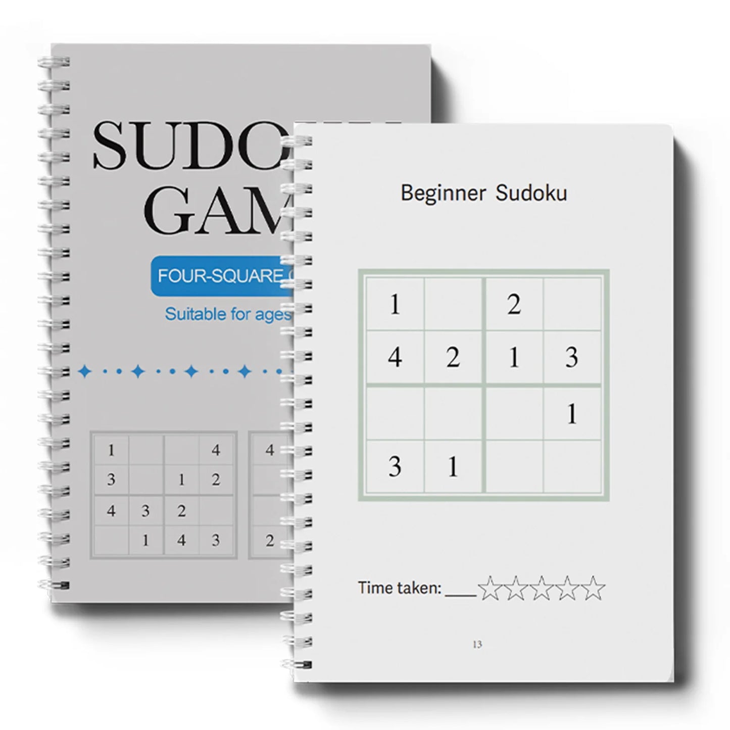 Sudoku for Kids Ages 3-6,6-9,9-12,12+ – Fun Logic Puzzle Workbook Set to Build Focus & Brain Skills