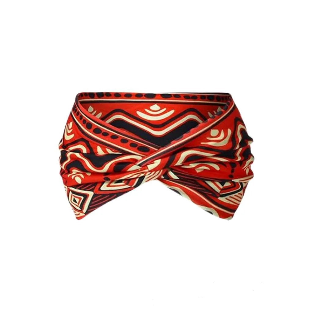 Widening High Strength Bohemian Yoga Sports Headband African Style Headband