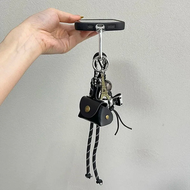 Ins Creative Sweet Cool Style Fashion Bag Hanging Decoration Phone Case Pendant Keychain Decoration Hanging Chain