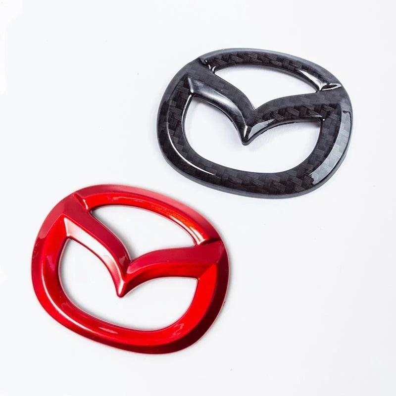 1pc ABS Car Steering Wheel Center Emblem Sticker Auto Interior For Mazda Speed MS 3 5 6 Axela Atenza CX-3 CX4 CX5 CX8 CX7 MP RX
