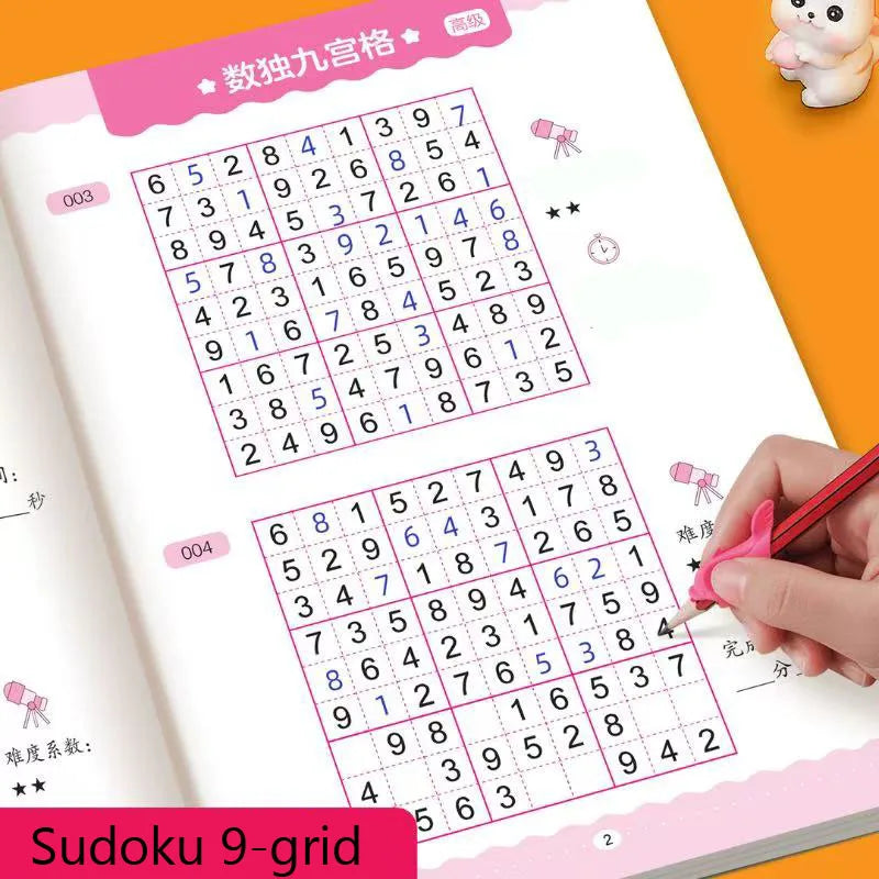 Fun & Educational Kids Sudoku Puzzle Book: Easy to Hard Levels for Children's Brain Training and Logic Skills Development