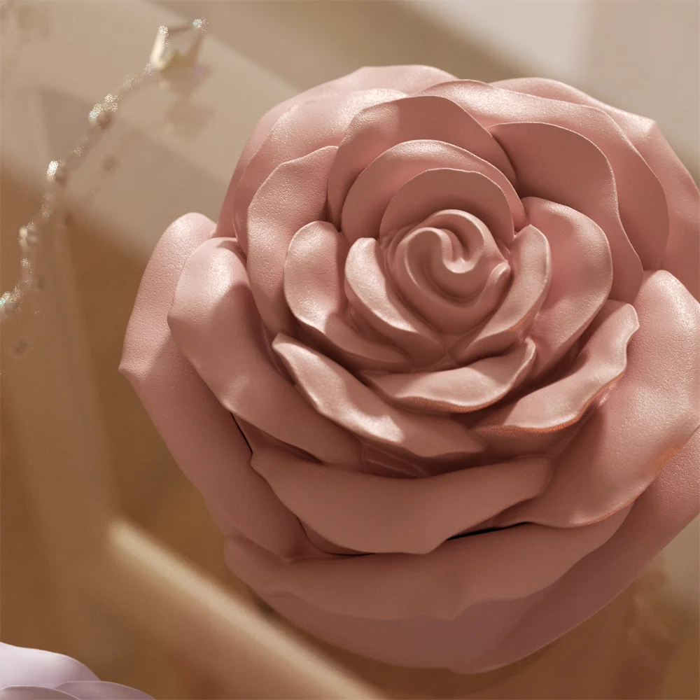 Nicole Eternal Rose Candle Jar Concrete Mold Candle Refill Silicone Mold DIY Handmade Gifts Tools Home Decor