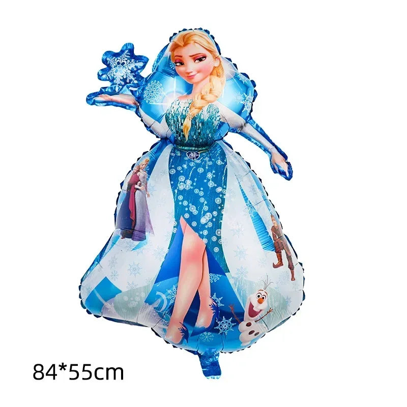 1pcs Princess Frozen Balloon Cartoon Elsa Anna Olaf Foil Balloon for Children's Birthday Party Baby Shower Decoration