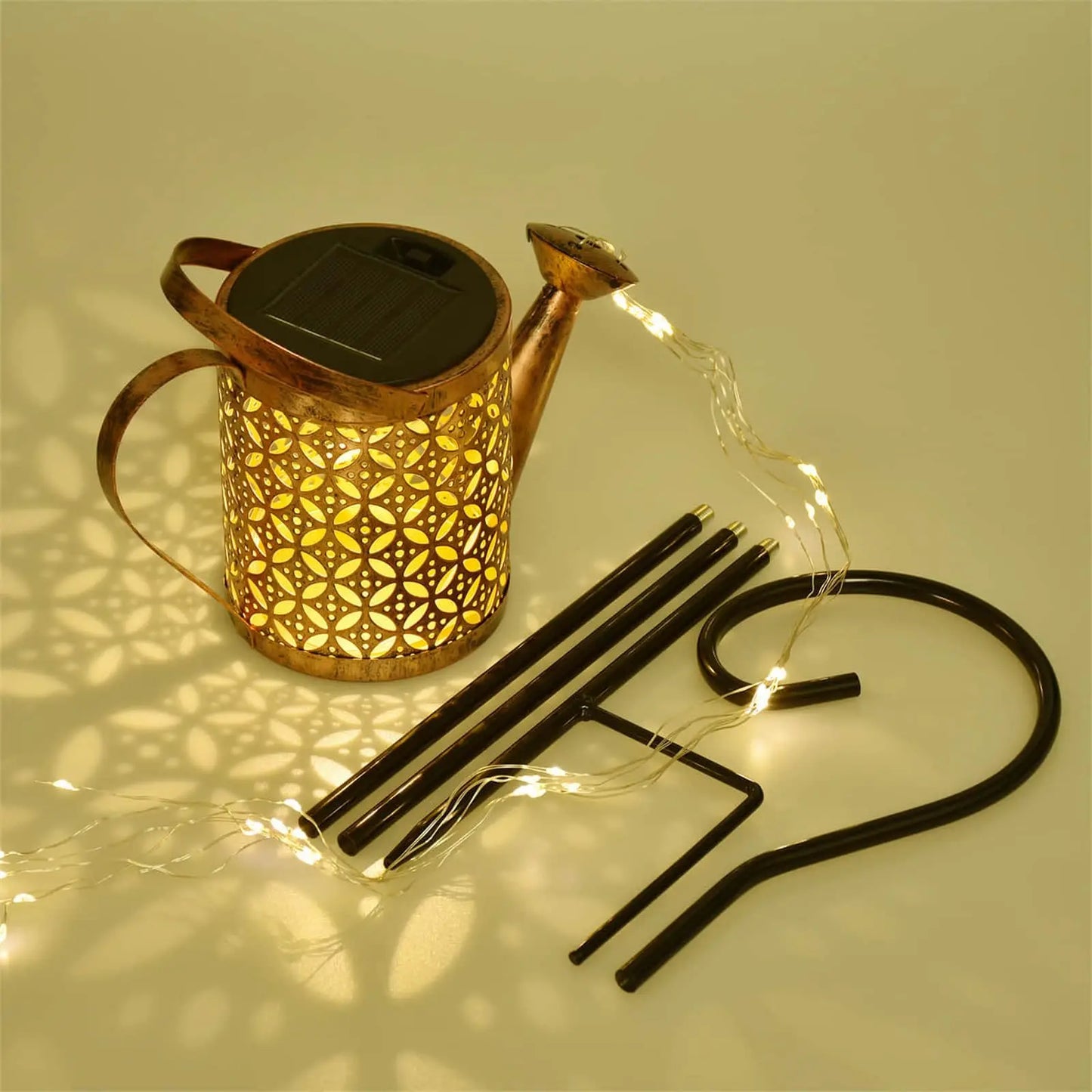 Solar Watering Can Light Yard Decorations Outdoor Garden Decor Lights Outside Garden Flower Bed Decor Light for Moms Birthday