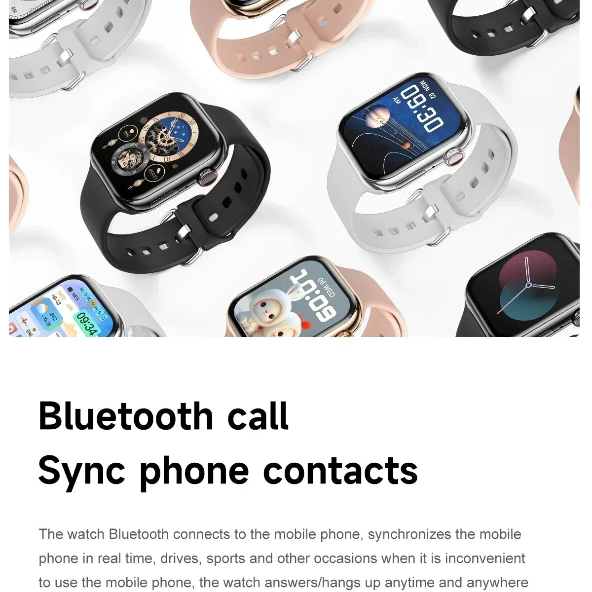 2026 New For Apple GPS Watch 10 Smart Watch Men HD AMOLED Memory Music 3D Surround Bluetooth Call Waterproof Smartwatch Woman
