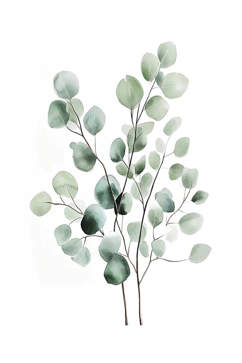 1/3pcs Bohemian Sage Green Leaves Prints Poster Modern Botanical Aesthetics Art Prints Wall Art Home Decor Art Poster Gifts