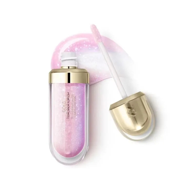 KIKO 3D Liquid Lip Glaze Transparent Lip Gloss Mirror Lipstick Nourishing Glossy Full Lips Not Fading Milk Tea Bean Paste Makeup