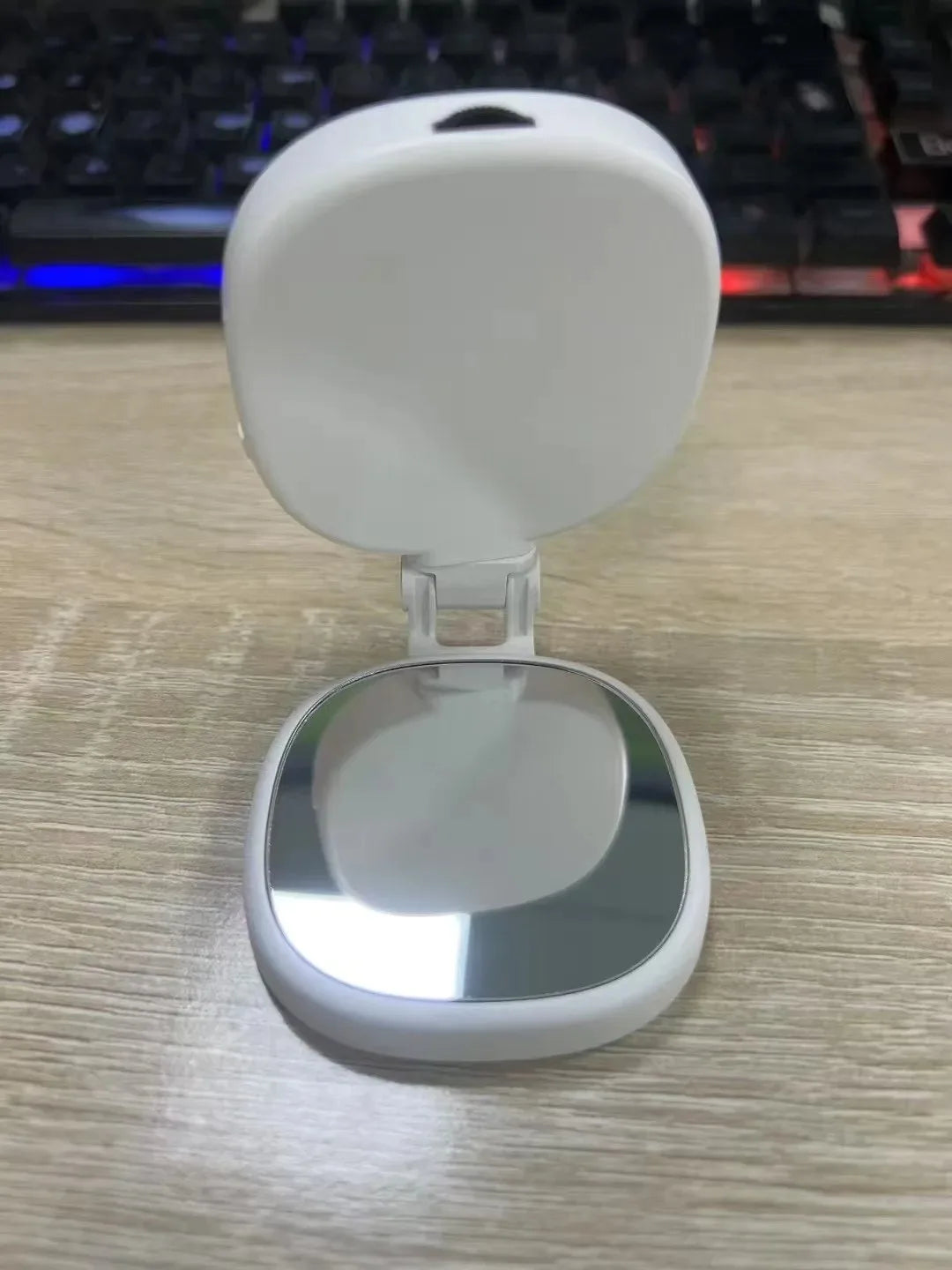 Magnetic Selfie Light for MagSafe iPhone 360° LED Ring Fill Light with Mirror