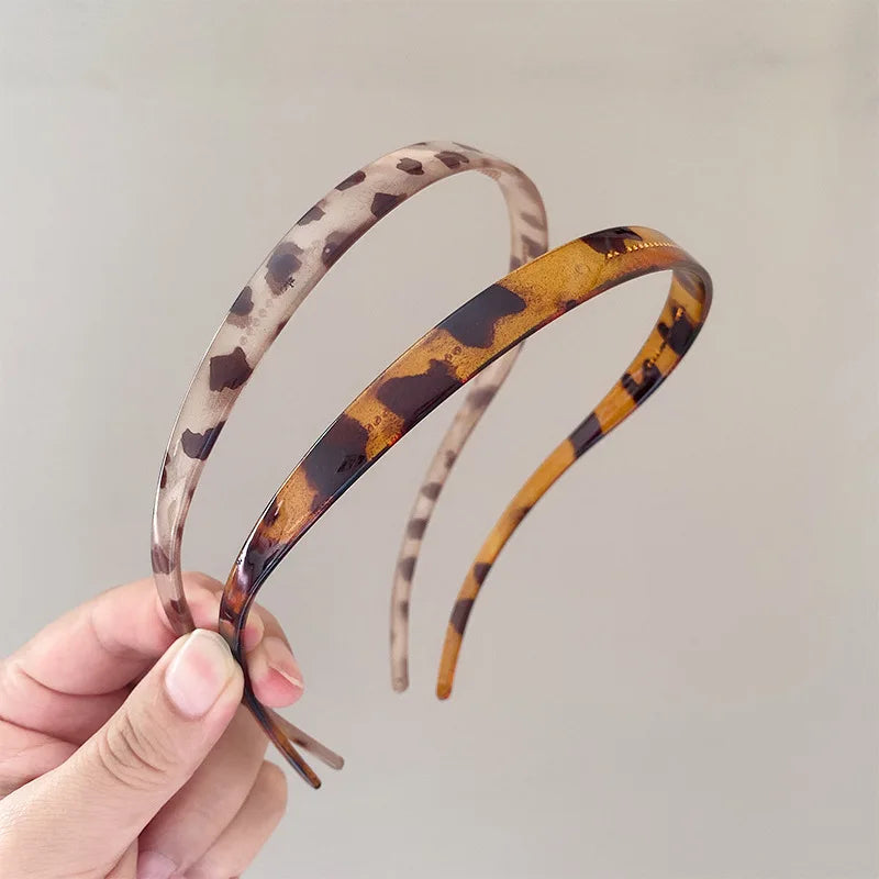 Fashion Sunglasses shaped Headband Anti-Slip Acrylic Hairbands for Women Invisible Hair Hoops Fixed Headband Hair Accessories