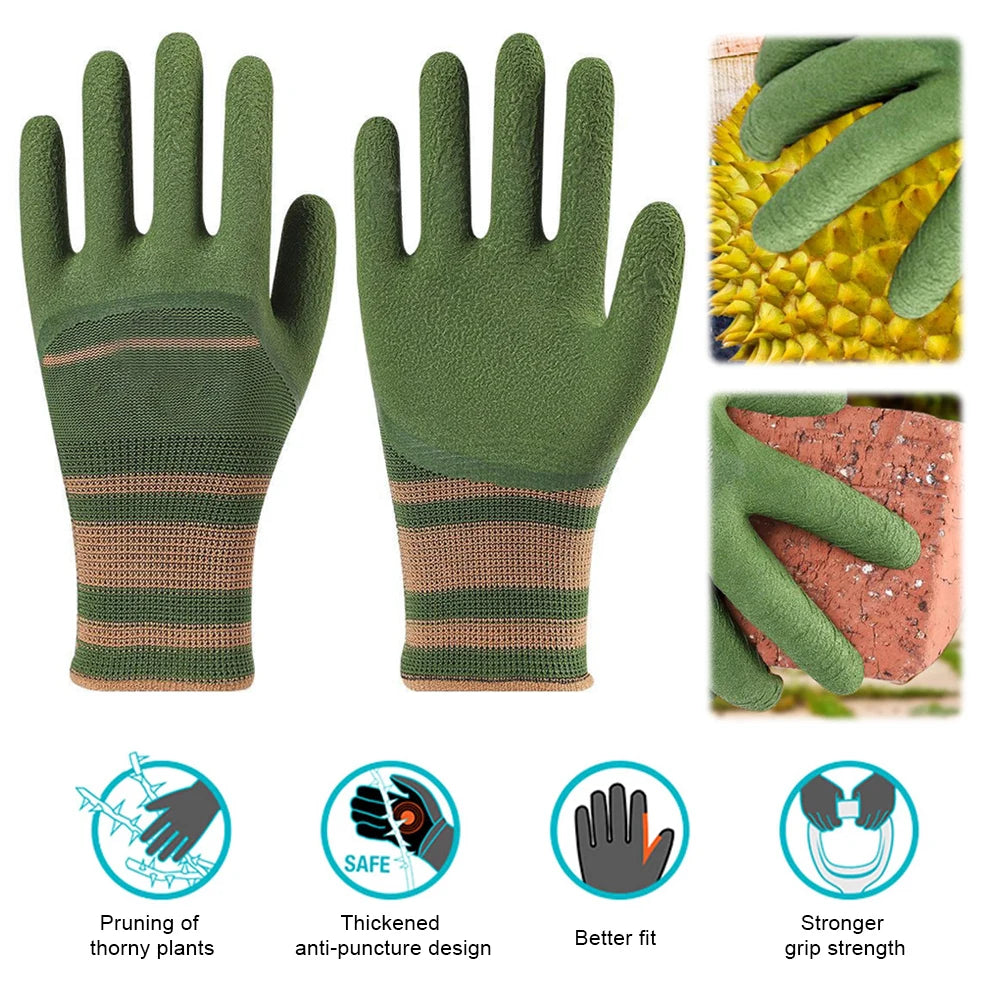 Gardening Gloves Thorn Proof Work Garden Gloves Breathable Garden Gloves Waterproof for Cactus Rose and Blackberry for Women/Men