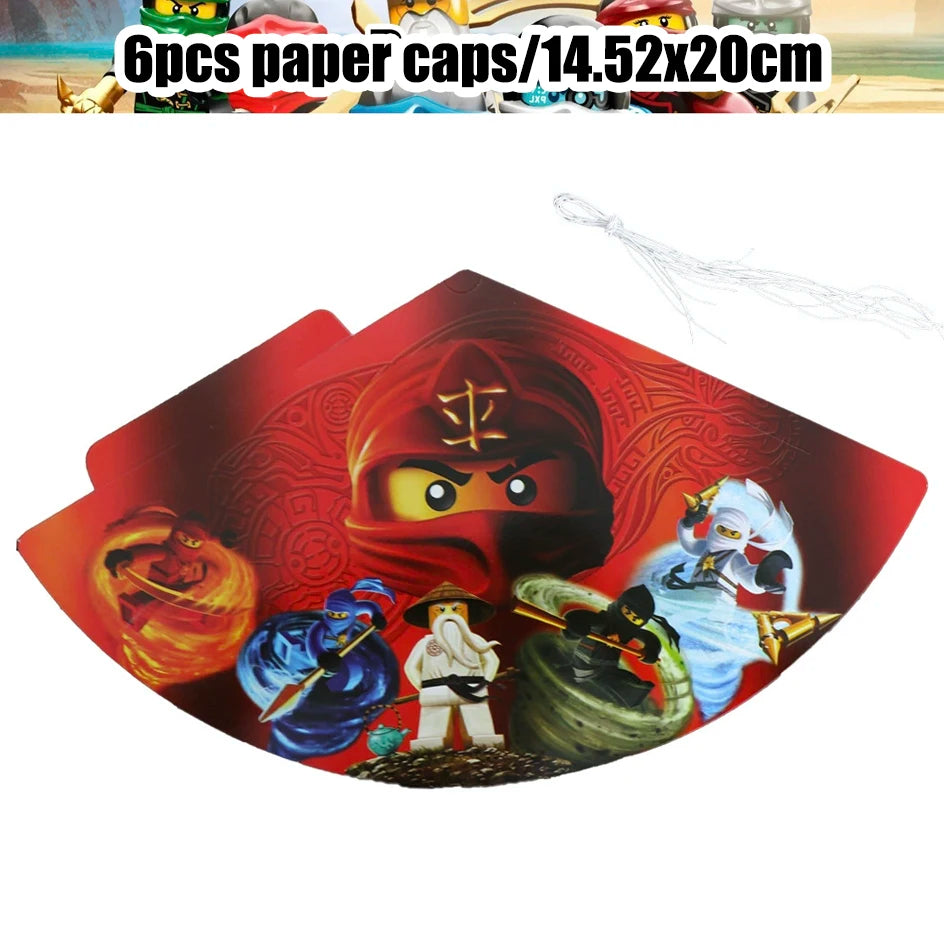 Ninja Birthday Party Decorations New Paper Tableware Plates Cups Napkins Tablecloth Background Balloon Supplies Deco For Kid Boy