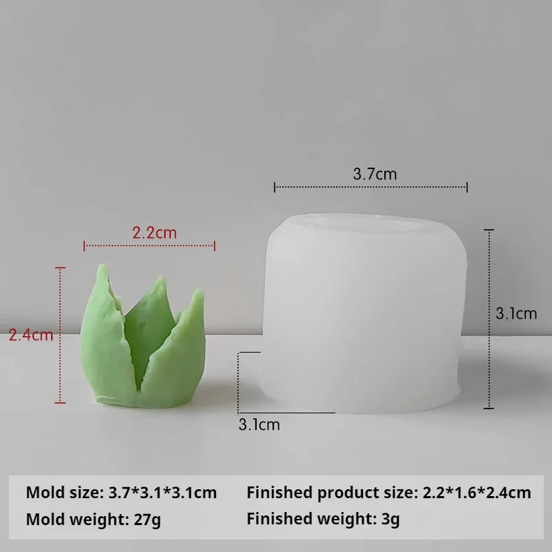 3D Silicone Candle Soap Mold Cactus Succulents Plaster Cement Mold Home Decoration DIY Aromatherapy Wedding Gifts silicone molds
