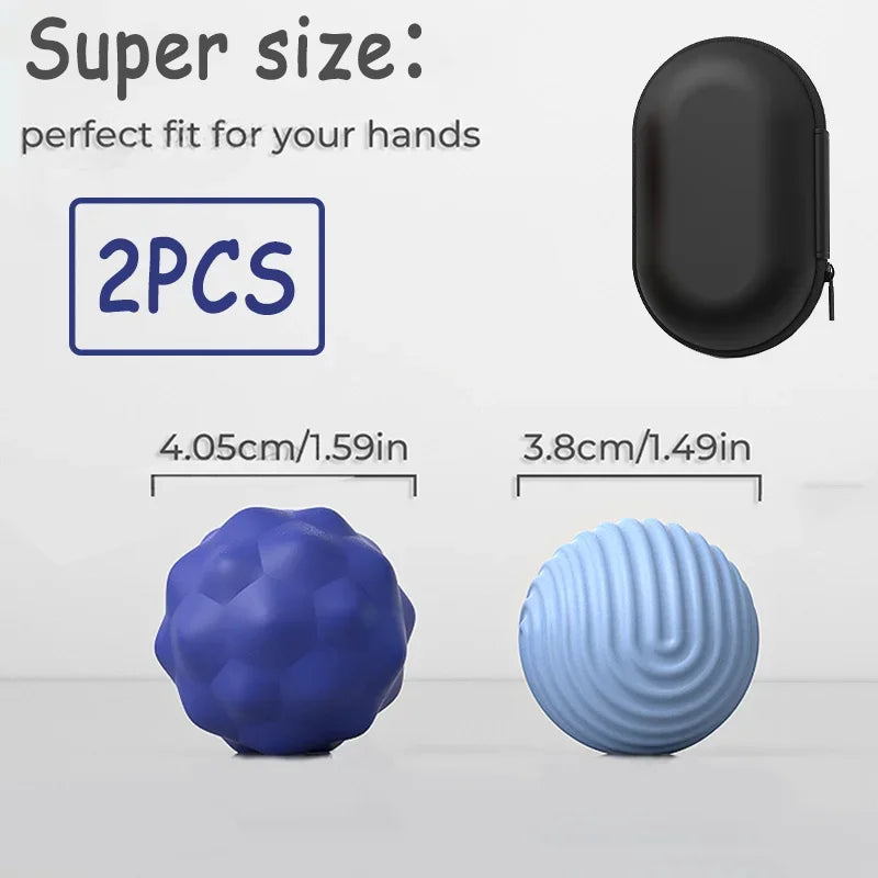 Silicone Magnetic Fidget Balls Silicone Magnets Balls Extra-Large 2PCS 40.5mm Stress Relief Sensory Toys for Autism ADHD Anxiety