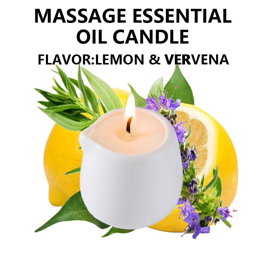 1PC Massage Oil Candles，luxury aromatherapy candles，for Stress Relief and SkinMoisturizing, SM Product Scented Candle Body Oil