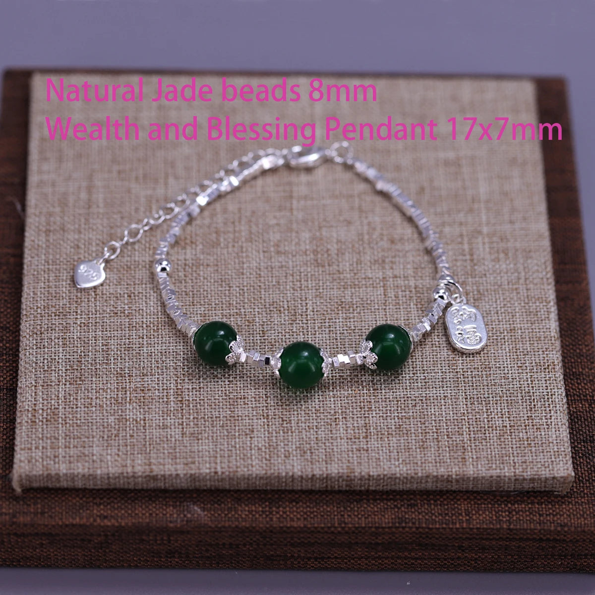 VENTFILLE 925 Sterling Silver Line Extremely fine Bracelet for Women Love Haert Bead Korean Ins Sweet Jewelry Gift Dropshipping