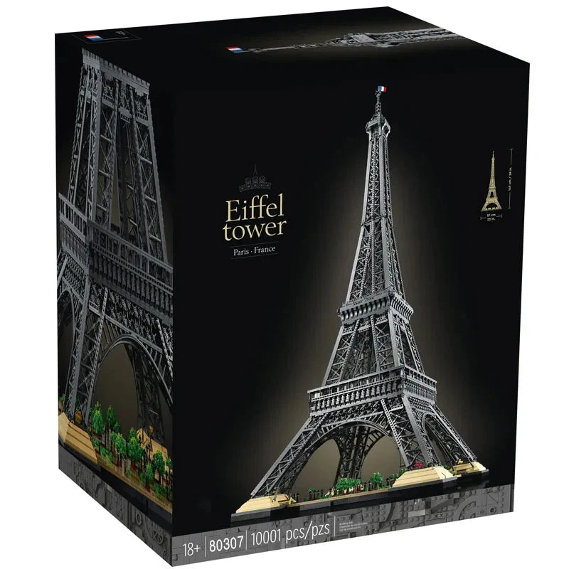 10001 Pcs Large Eiffel Tower Building Blocks Bricks Kids Birthday Christmas Gifts Toy Compatible 10307 10181 17002 In Stock