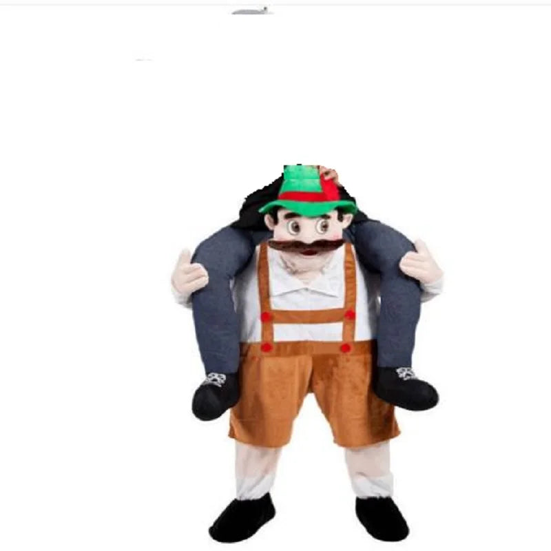 Woman Men Brown Bear Magic Pants Animals Fake Legs Woman Men Christmas Halloween Cosplay Costume