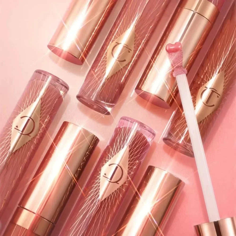 Charlotte Tilbury Lip Gloss Collagen Lip Bath Sugar Heart Water Light of Lip Stick Long Lasting Mirror Shine Finish Lip Makeup