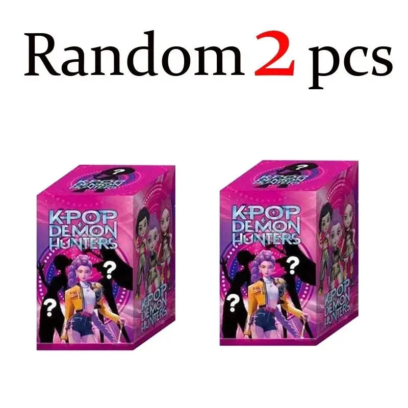 2025 Hot Anime KPop Devil Hunter Doll Vinyl Toy Rumi Mira Zoi Character Vinyl Mask Blind Box Ornament Toy