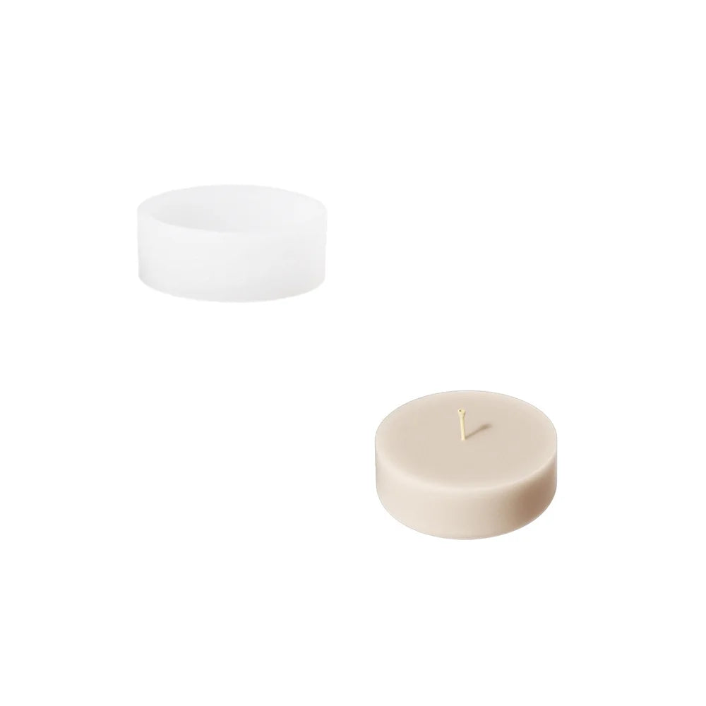 Nicole Camellia Candle Jar Jesmonite Silicone Mold Reusable Candle Refill Mold DIY Flower Concrete Gypsum Mould