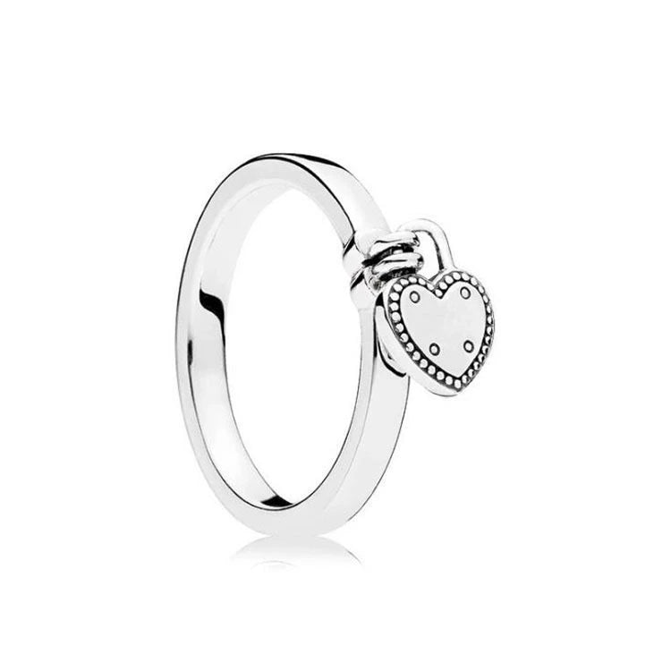 New White Series Original 925 Sterling Silver Women Finger Rings for Women Silver Daisy Mom heart Zirconia Stone Luxury Jewelry