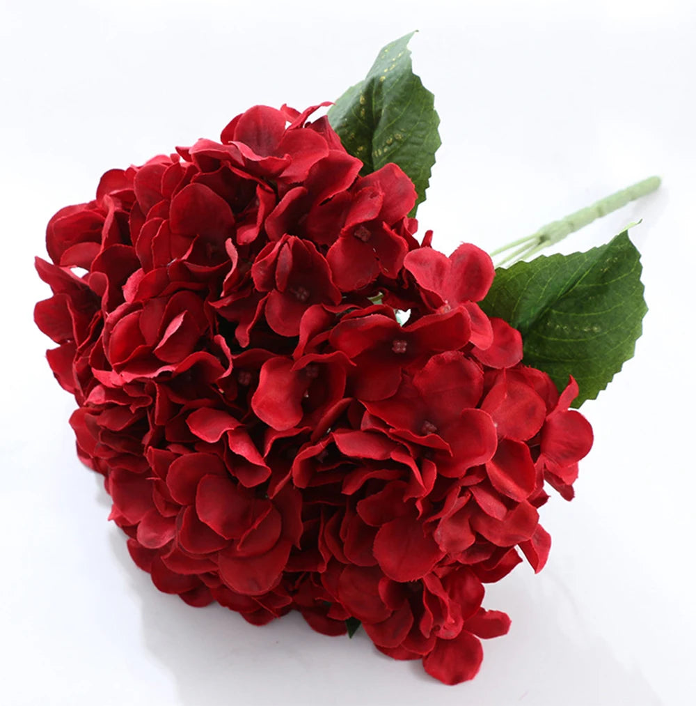 1/5/10pcs 58cm Beautiful Silk Artificial Flowers Hydrangea bouquet for Home Party Wedding living room   decoration accessories