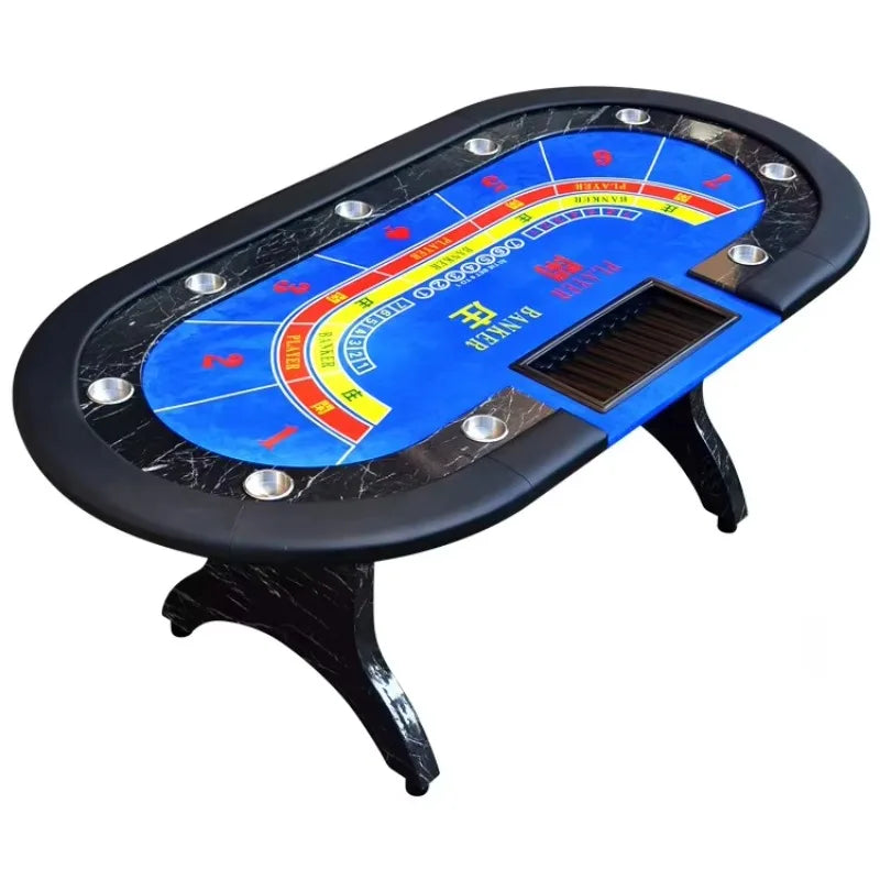 Wooden Multi Games 3 in 1 Player Banker Baccarat Roulette Wheel Black Jack Blackjack Poker Table for Home Casino Hotel Bar Club