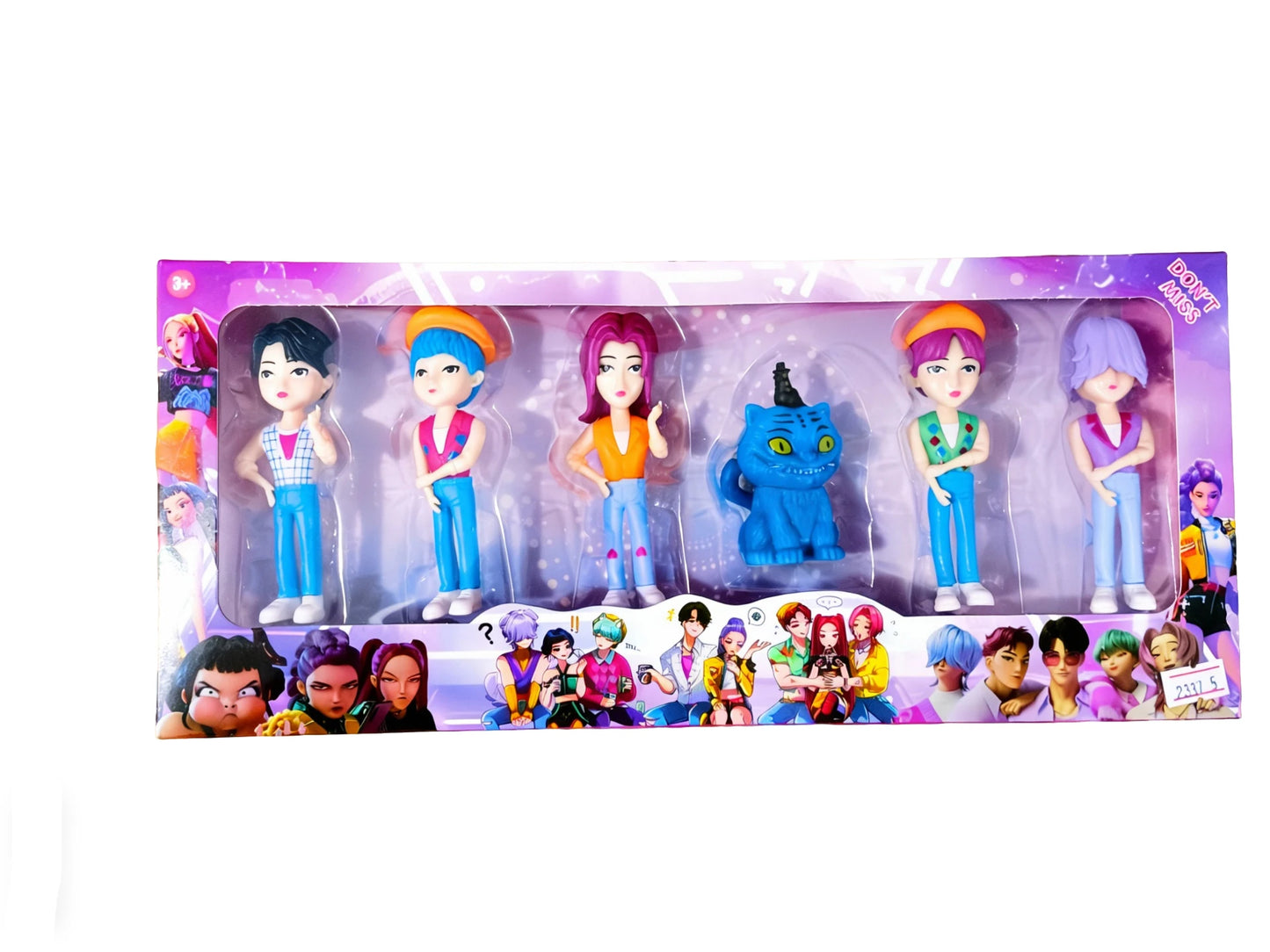 Bandai 2026 New Kpop Demon Hunters Figure Model Toy Pvc Cartoon Desk Decoration Collection Figures Model Toyfor Kid Gift