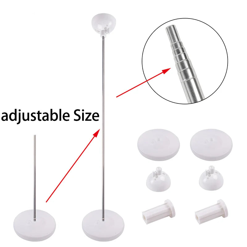 1/2 set Latex Balloon Holder Balloons Stand Column Metallic Balloons Baby Shower Kids Birthday Party Wedding Decoration Supplies