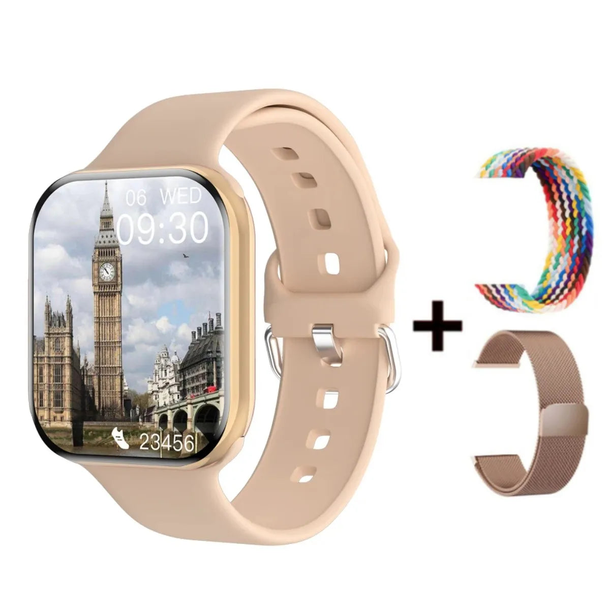 GPS Smart Watch Men For Apple Watch 11 Series Always On Display Body Temperature BT Call NFC Women Smartwatch For IOS Android
