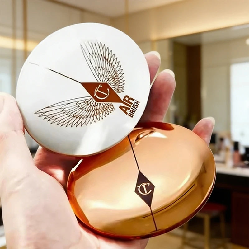 Charlotte Tilbury Natural Matte Pressed Powder Oil Control Brighten Whitening Makeup Two-color Heart-shaped Blusher Cosmetics