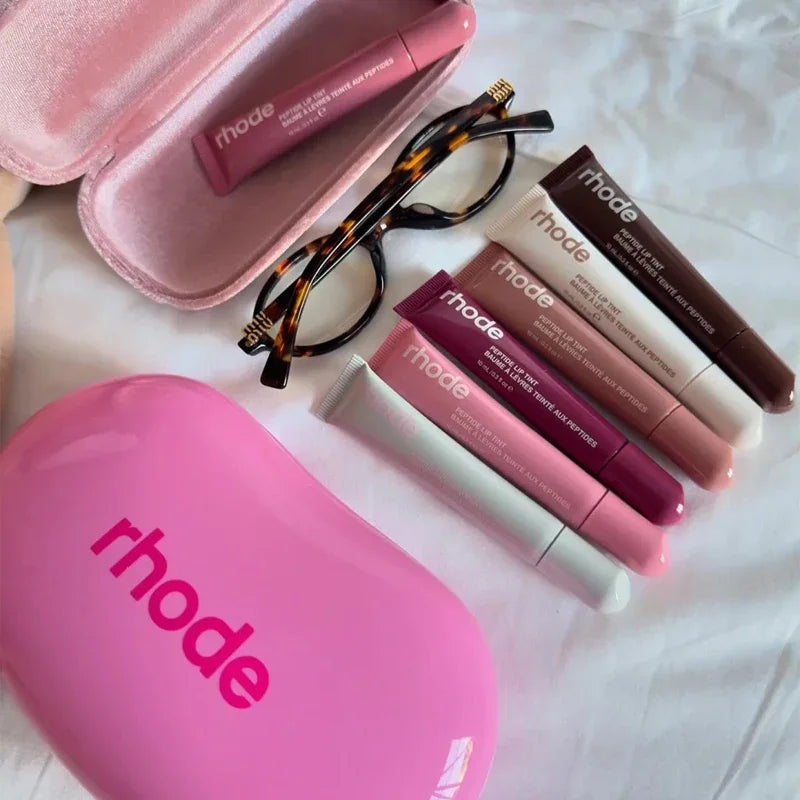 Fashion RHODE Limited Cosmetic Colorful Soft Silicone Waterproof Makeup Bag Convenient for Storing Items Gift Package with Box