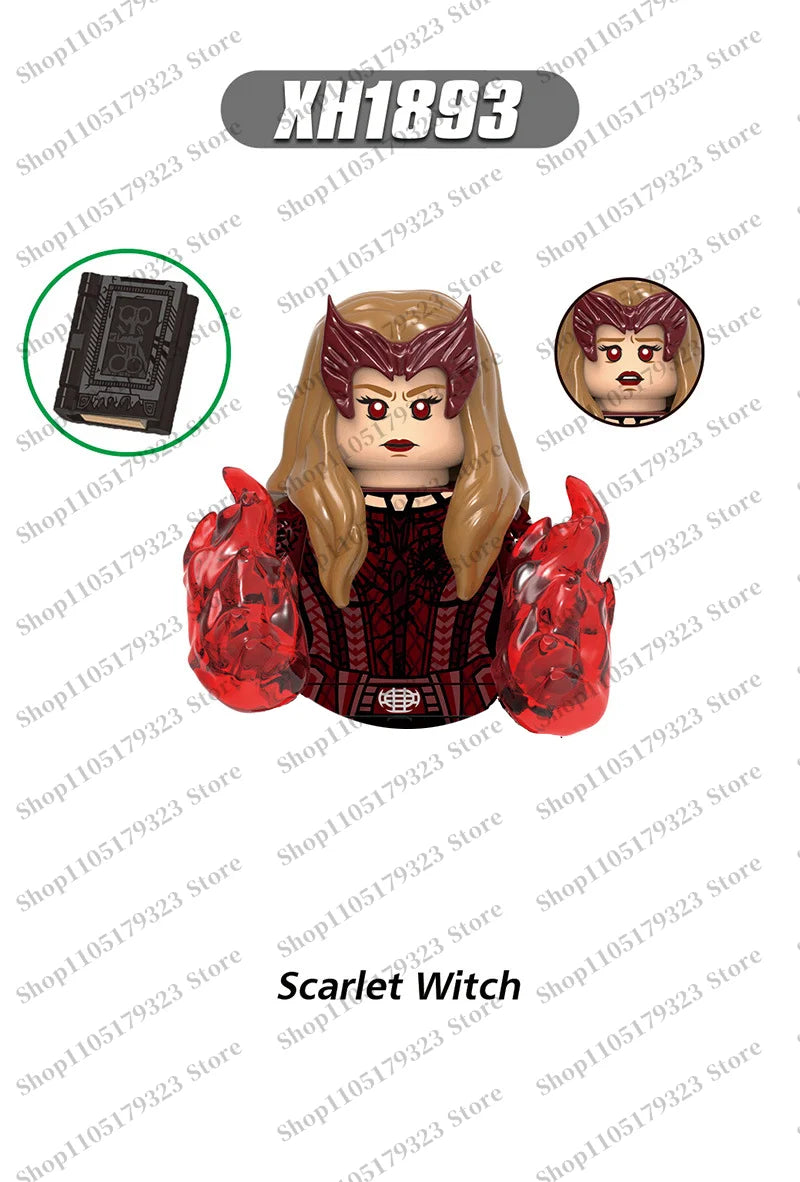 Marvel block toys Spider-Man Deadpool children's mini building blocks holiday gift brick toys