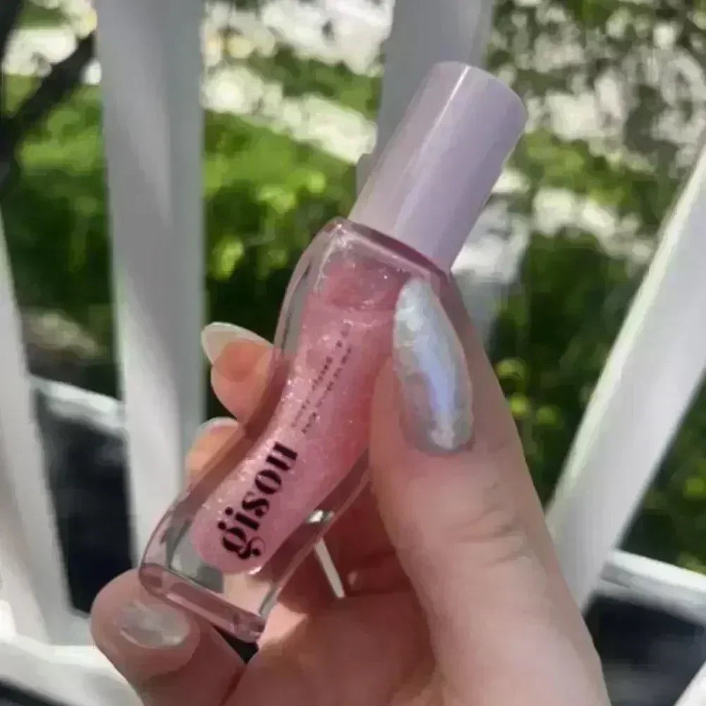 Gisou Moisturizing Lip Balm Original Lip Oil Care Lip Benetitnt for Lips Plumping Exfoliating New Color RASPBERRY SWIR Gloss