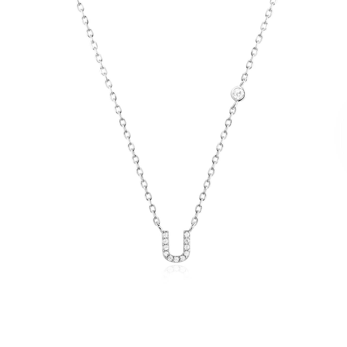 ANDYWEN 925 Sterling Silver Gold Small 26 Letters A- Z Zircon CZ Pendant Monogram Necklace Me 2020 Initial Alphabet M A Jewelry