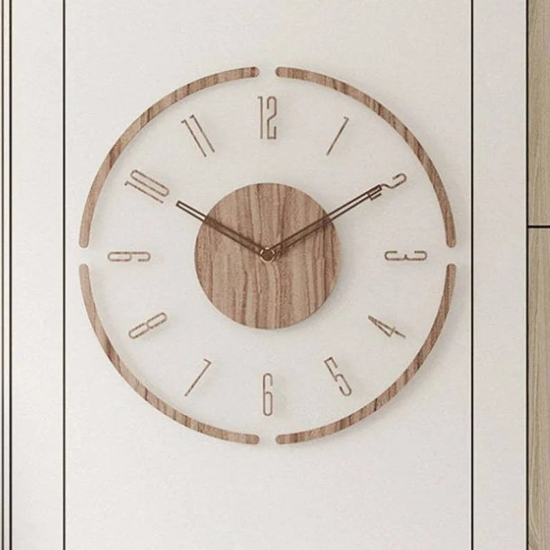 Modern Transparent Floating Digital Wall Clock Decoration Special Material Disk Battery Powered Home Decorative Wall Clock