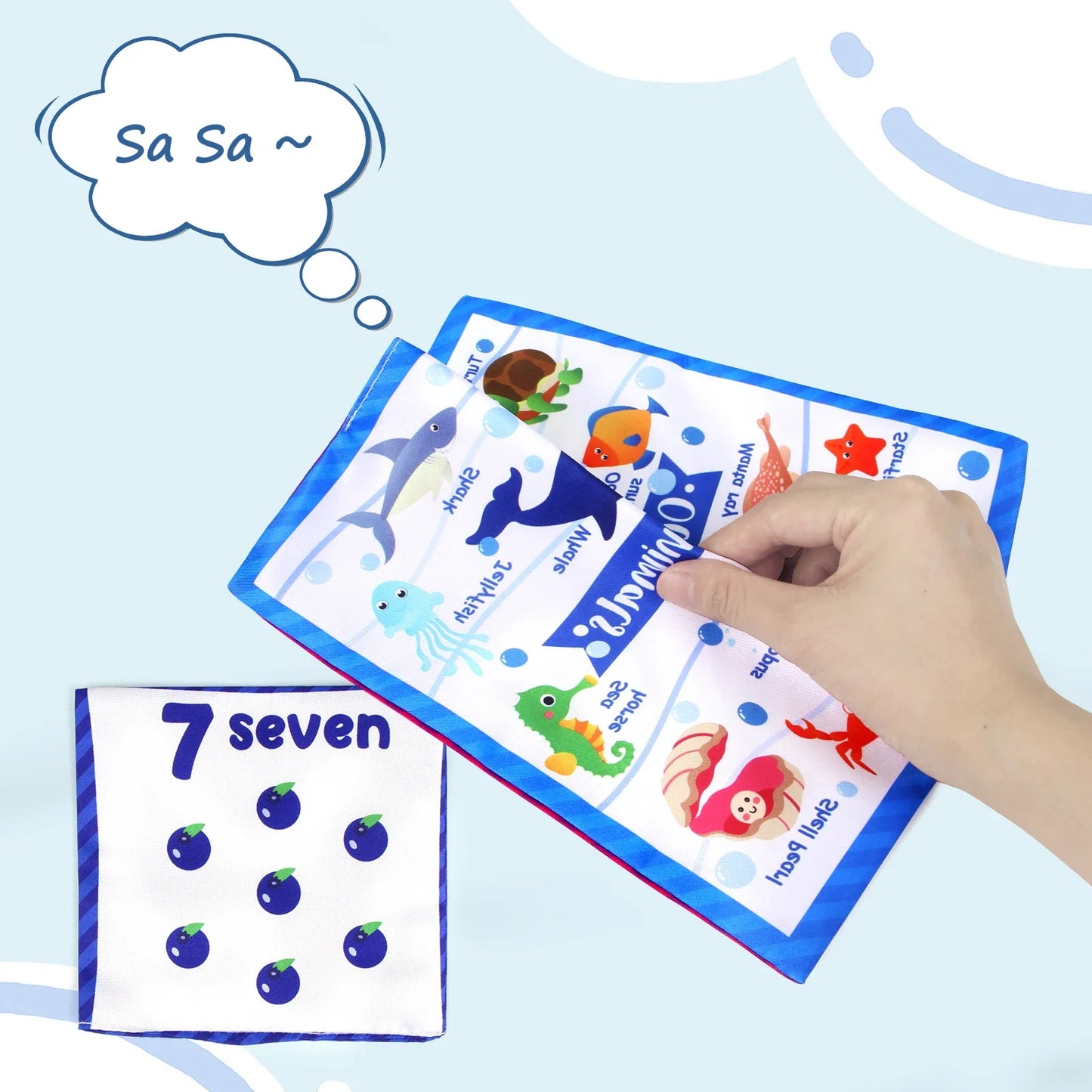Baby Tissue Box Colorful Soft Sensory Toy For 0-18M Toddler Finger Exercise Pumping Silk Scarf Gifts Educational Montessori Toys