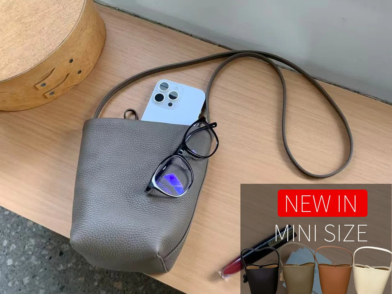 MENDY Bucket Bag Large Women's Bag Tote Bag Shoulder Bag Luxury Designer Genuine Leather Handbag Japanese Popular Bag Soft Row