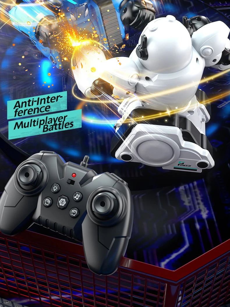 JJRC R30 parent-child interactive remote control football fighting robot double boxing remote control boy DIY children's toy