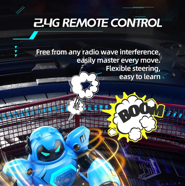 JJRC R30 parent-child interactive remote control football fighting robot double boxing remote control boy DIY children's toy