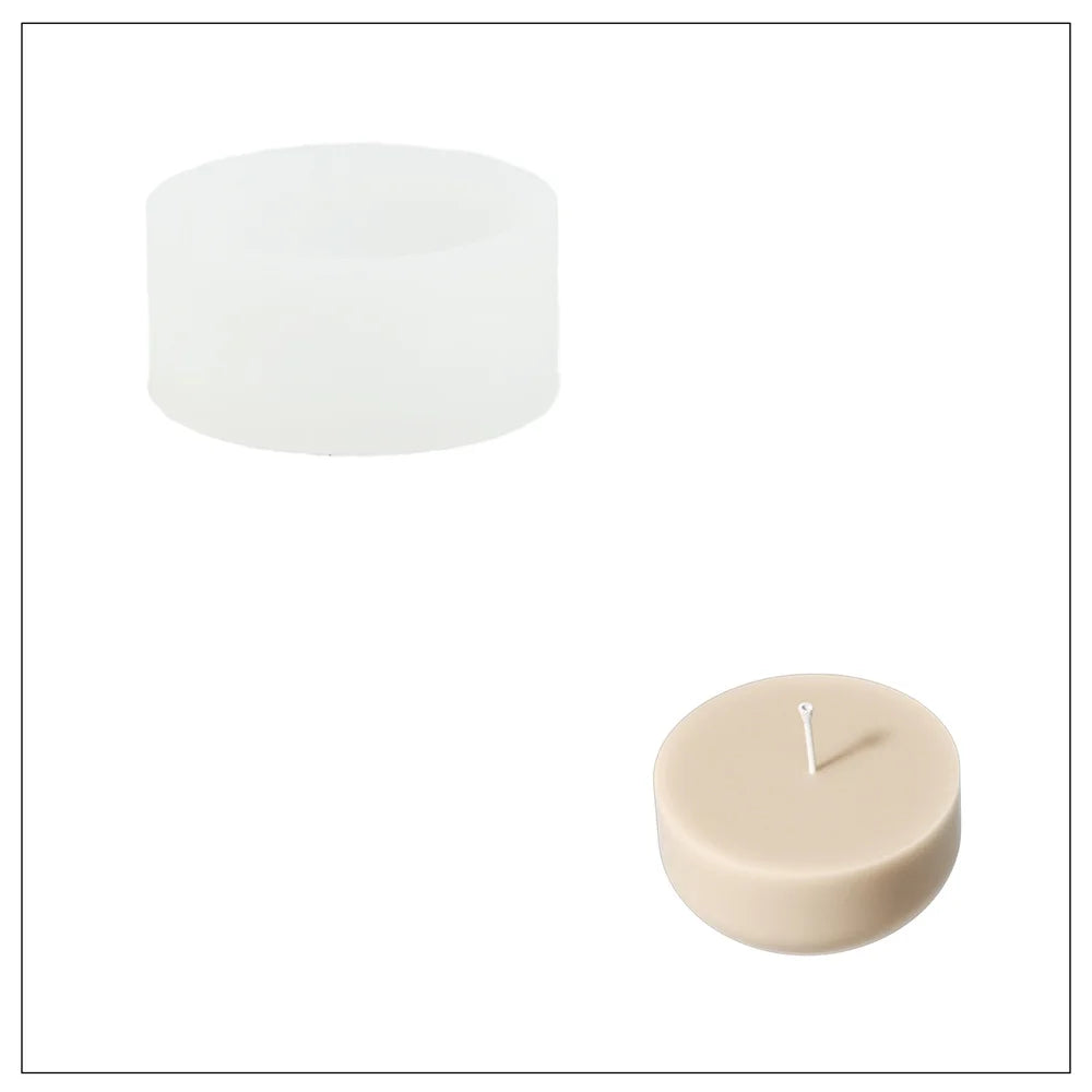 Nicole Eternal Rose Candle Jar Concrete Mold Candle Refill Silicone Mold DIY Handmade Gifts Tools Home Decor